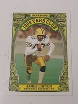 James Lofton Green Bay Packers 1986 Topps 1000 Yard Club Card #15 - £0.78 GBP
