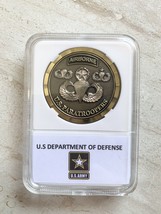 US Army Airborne US Paratrooper &quot;All the Way&quot; Challenge Coin 1.5&quot; - £26.33 GBP