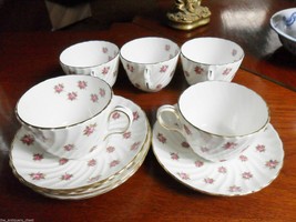 Aynsley, England, Rosedale pattern, cup and saucers, soup cup ORIG pick 1 - £36.39 GBP+