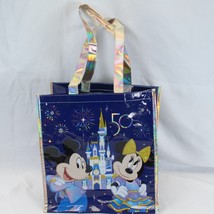 Walt Disney World Parks 50th Anniversary Medium Shopping Tote Bag Reusable - $9.79