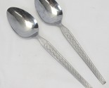 Hanford Forge Trocadero Oval Soup Spoons 7&quot; Set of 2 - $8.81