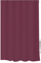 Heavy Duty Fabric Shower Curtain or Liner, Burgundy, 70&quot;W X 71&quot;L,Weighted Bottom - £23.91 GBP