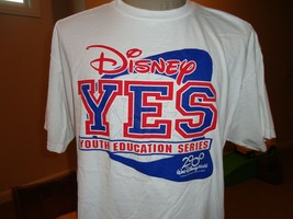 Vtg 2000 White Walt Disney World YES Youth Education Series T-shirt Adult XL  - £24.81 GBP