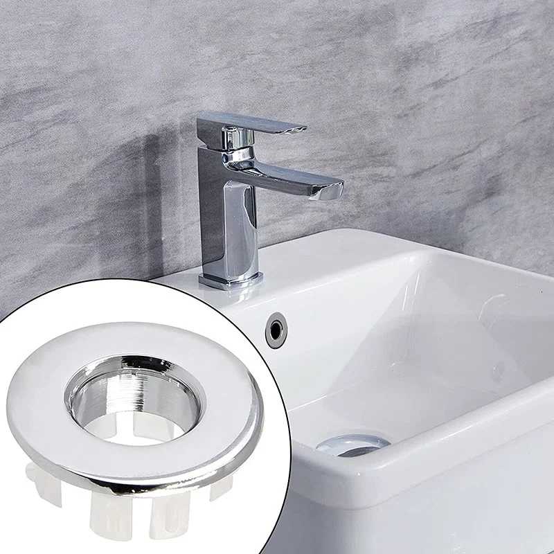 House Home Wash Basin Overflow Ring Aoeted Artistic Sink Overflow Spare Cover Ch - £19.98 GBP