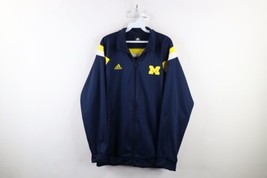 Adidas Mens Size 54 Team Issued University of Michigan Football Full Zip... - $69.25