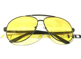 Nightguide HD Polarized Aviator Night Vision Driving Anti-Glare Sunglasses - £15.92 GBP