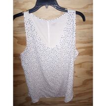 Women's Loft Tank Large Polka Dot Lightweight - $9.45