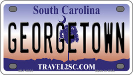 Georgetown South Carolina Novelty Mini Metal License Plate Tag - £11.95 GBP