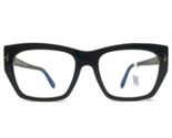 Tom Ford Eyeglasses Frames TF5846-B ECO 001 Polished Black Thick Rim 53-... - $280.37