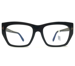 Tom Ford Eyeglasses Frames TF5846-B ECO 001 Polished Black Thick Rim 53-18-140 - £220.47 GBP