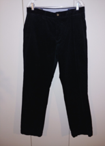 RALPH LAUREN MEN&#39;S BLACK STRETCH CLASSIC FIT CORDUROY PANTS-32x32-NWT-$9... - £35.87 GBP