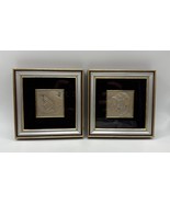 Lot x2 FRAMED ITALIAN ART STERLING SILVER REPOUSSE WOMAN LASTRA ARGENTO ... - $1,226.49 MXN
