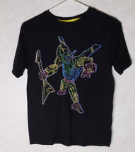 Gap Kids Boys Colorful Rocking Robot Cotton Everyday T-Shirt Black XL - £7.88 GBP