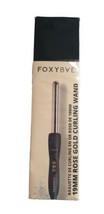 FoxyBae WANDERLUX 19mm Curling Wand Professional Rose Gold Titanium - $13.98