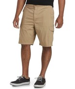 Lee Extreme Motion Crossroad Cargo Shorts Mens 50 Brown Big Tall Stretch... - £23.25 GBP
