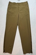 Athleta Mid Rise Ankle Pant Olive Green 198671 Athletic Pants Women&#39;s 12... - $24.49