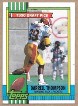 1990 Topps #155 Darrell Thompson Green Bay Packers RC Rookie - $1.75