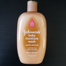 Sealed Johnson’s Baby Moisture Wash Vanilla Oatmeal 15 oz, No More Tears - £14.61 GBP