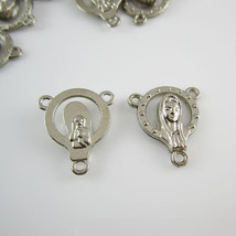 100pcs of SHM rosary centres centerpieces Tibetan 3 holes virgin rosary ... - £17.05 GBP