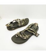 Women’s Chaco ZClassic Hiking Sandals Size 9 Green Strap Adjustable Arch... - $31.49