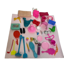 Barbie Accessories Playset Lot of 36 Various Items Pretend Play Toys LOOK - £3.10 GBP