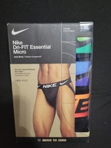 Nike 3 Dri-Fit Micro Jock Straps Wicking Microfiber Orange Blue Green Si... - £28.68 GBP