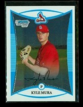 2008 Topps 1ST Bowman Chrome Baseball Card BCP31 Kyle Mura St Louis Cardinals - £3.28 GBP