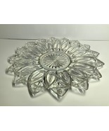 Plate Federal Glass 9.25&#39;&#39; Iridescent Starburst Pattern 1950 Era Mint Co... - $26.88 CAD