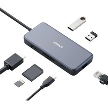 Anker USB C Hub Adapter, PowerExpand+ 7-in-1 USB C Hub, with 4K USB C to HDMI, 6 - £57.98 GBP