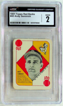 1951 Topps Red Backs - Andy Seminick #45 - CGC #2 - Good - £15.06 GBP