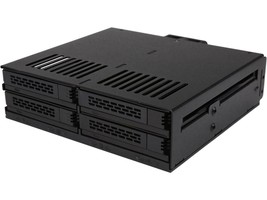 ICY DOCK 4 x 2.5 SSD to 5.25 Drive Bay Hot Swap Backplane Cage Mobile Ra... - $159.99