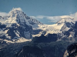 1975 Majestic Snowy Mont Blanc Bern Switzerland Ektachrome 35mm Slide - £4.38 GBP