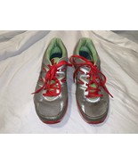 MENS NIKE DUAL FUSION LITE GREY NEON GREEN &amp; SILVER RUNNING SHOES 8.5 - $29.53 CAD