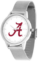 Alabama Crimson Tide Women Mesh Statement Silver Watch, Scarf, &amp; Necklace - £76.19 GBP