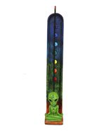 Green Roswell Alien UFO With 7 Chakra Zone Colors Incense Stick Burner F... - $437.87 MXN