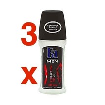 Fa Men ATTRACTION FORCE antiperspirant roll-on seductive scent 3x50ml FR... - $24.74