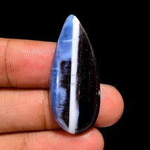 Owyhee Blue Opal Pear Shape Cabochon Loose Gemstone For Making Jewelry 24 Ct. 37 - £11.41 GBP