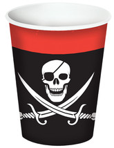 Pirate 266Ml Party Cups Pack Of 8 - £50.62 GBP