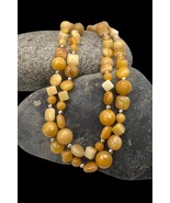 Jay King Sterling Silver Natural Yellow Opal Multi Strand Beaded Necklace - $84.99