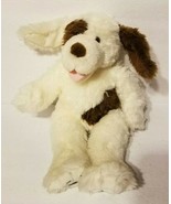 Retired Build A Bear White Brown &quot;Playful Pup&quot; Spotted Puppy Dog 18&quot; Ton... - £14.21 GBP