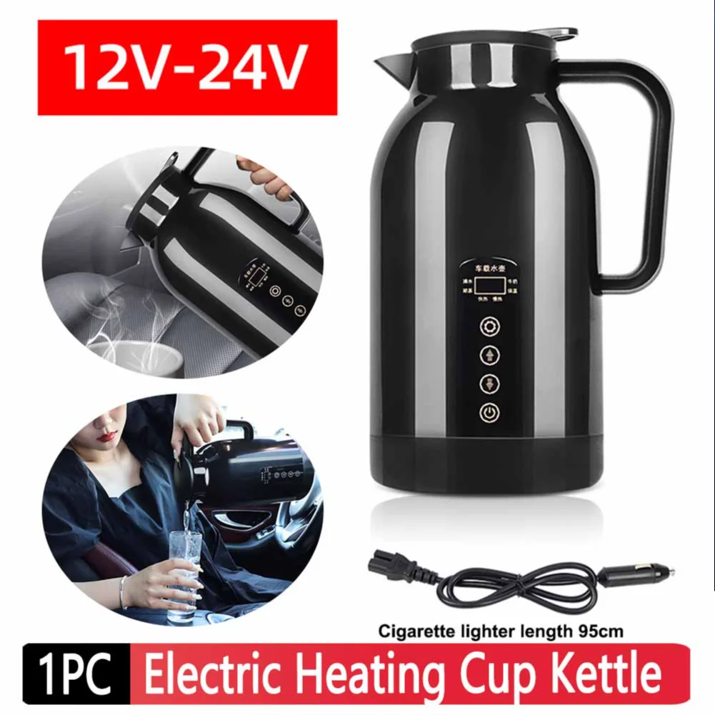 Car Electric Heating Cup Kettle Boiler Smart Temperature Control Auto Heating - $42.04+
