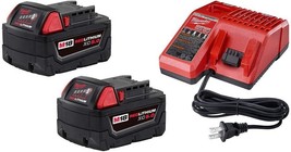 Milwaukee 48-59-1850P M18 18-Volt Lithium-Ion Starter Kit With Two 5.0 Ah - £135.03 GBP