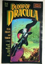 BLOOD OF DRACULA #4 signed by writer (1988) Apple Comics Adam Hughes 1st! FINE- - £8.75 GBP