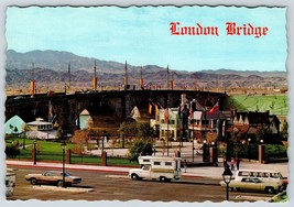 Postcard London Bridge Lake Havasu City Arizona Attraction USA AZ Old Cars 4x6 - £3.99 GBP