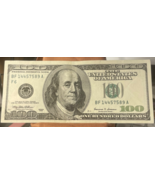 1999 Bill $100 ~Atlanta #BF 14457589 A - $2,840.34 MXN