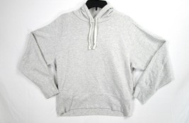 J. Crew Pullover Soft fleece Hoodie Cropped Activewear Dolman Sleeve Women Sz M - £21.41 GBP
