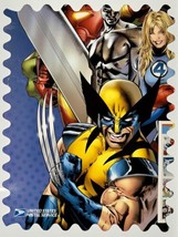 2007 Wolverine Spiderman Marvel Stamps Save The Day USPS Promo Ad Poster... - $4.93