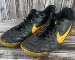 Nike Tiempo Womens Shoes Running Indoor Soccer Sneaker Black 509039-080 ... - $19.34