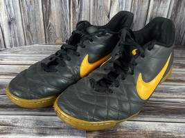 Nike Tiempo Womens Shoes Running Indoor Soccer Sneaker Black 509039-080 ... - $19.34