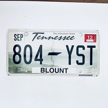 2012 United States Tennessee Blount County Passenger License Plate 804 YST - £14.85 GBP